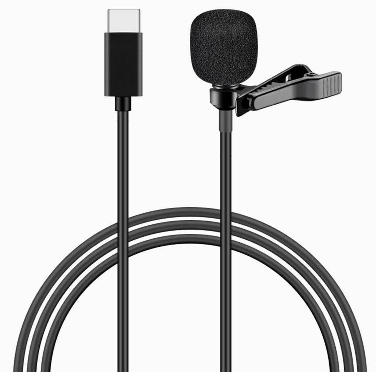 Type-C мікрофон - активний, чутливий, всеспрямований 360° Android Windows Iphone Ipad