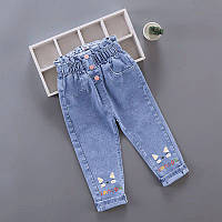 Детские джинсы для девочки джинсовые брюки на девочку джинс для детей 120