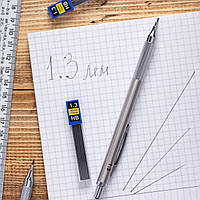 Механічний металевий олівець 1,3 мм автоматичний та грифелі