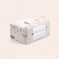 Органайзер для білизни органайзер для зберігання речей у шафі з непромокальної тканини 55*35 см бежевий