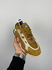Чоловічі кросівки Adidas Niteball 2 Brown Beige FZ5800, фото 4