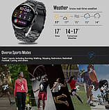 Розумний годинник Uwatch Blizar i29 Black Metal, фото 3