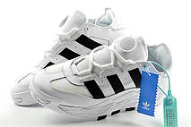 Білі кросівки Adidas Niteball Адідас Найтбол чоловічі, фото 6