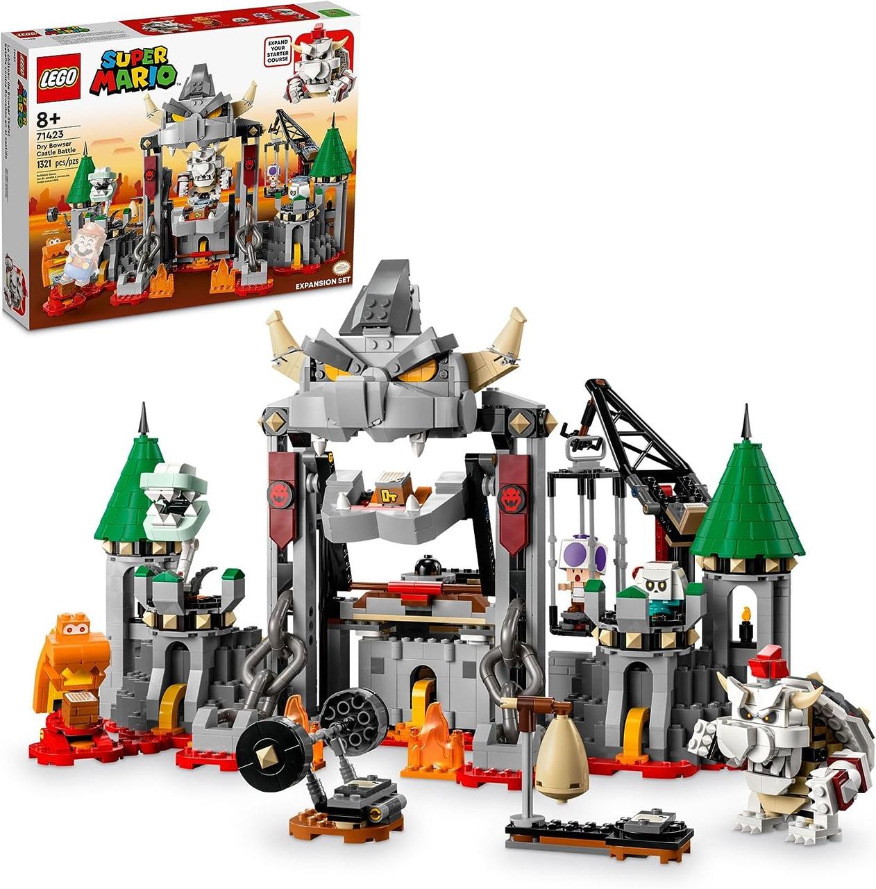 Конструктор Лего Супер Маріо Битва у замку Драй Боузера Lego Super Mario Dry Bowser Castle Battle 71423