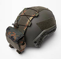 Карман (противовес) на шлем типа FAST One size ( Черный / Койот / Флекторн / Пиксель мм14 / Мультикам / Олива) Флектарн