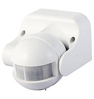 Датчик руху інфрачервоний e.sensor.pir.09.white(білий), 180°, IP44 ,E.NEXT, (s061002)