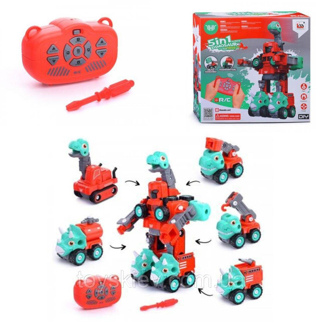 911 LM/BY Робот 5в1, їздить на всі боки, на гвинтиках, у коробці, фото 1