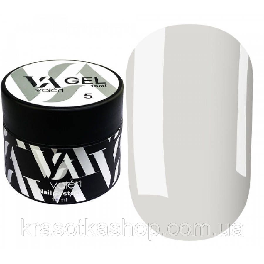 Гель для нарощування нігтів Valeri Builder Gel 005, 15 мл (Clear), фото 1