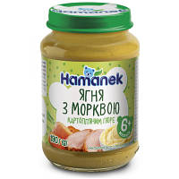 Детское пюре Hamanek Ягненок Морковь Картофельное пюре 190 г (8595139795467)