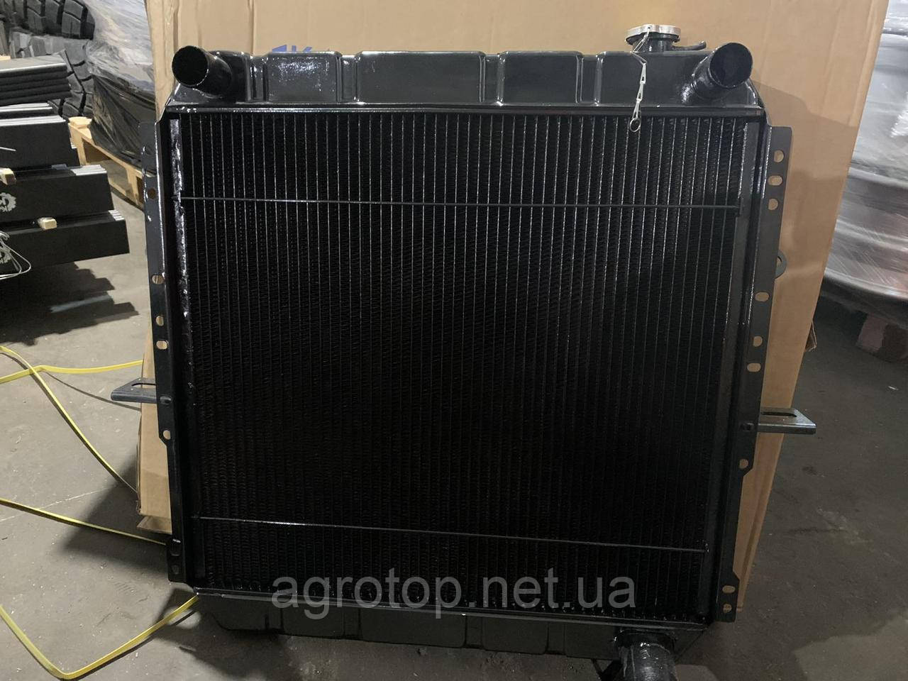 Радіатор охолодження 4-рядний мідний МАЗ 500 (вир-во КАМАХ) 500-1301010