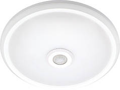 Світильник світлодіодний стельовий з датчиком руху (білий), 12вт, 4000К, 360° ,E.NEXT, (s061022)