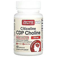 Цитиколин Jarrow Formulas "Citicoline, CDP Choline" 250 мг, стабилизированный CDP-холин 60 капсул