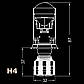 DriveX LE-01 H4 H/L 6000K 31W/41W світлодіодні лампи з лінзою, фото 4
