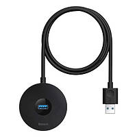 Перехідник USB HUB Baseus Round Box CAHUB-U01 (USB 3.0 to 3USB2.0) (Чорний)