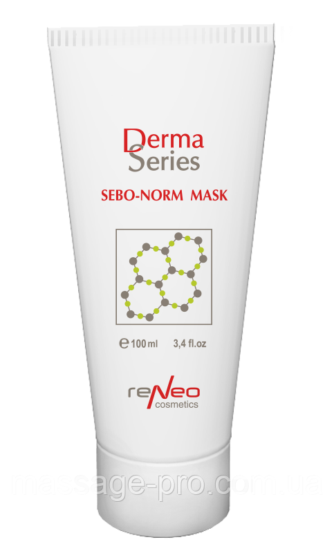 Маска для обличчя себорегулююча Derma Series 100 мл Маска із заспокійливим ефектом Маска для жирної шкіри