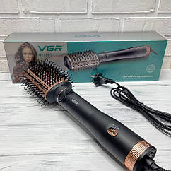 Фен щітка VGR V-494, що обертається, 800Вт фен браш укладання для волосся