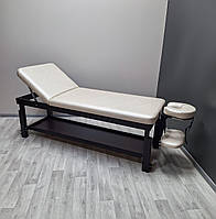 Стационарный массажный стол -кушетка для массажа КР-10 PEARL ZEUS DELUXE Двух секционный стол для массажа