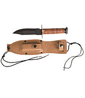 Ніж такичний Mil-Tec Бойовий Для виживання US PILOT SURVIVAL KNIFE (15367100)