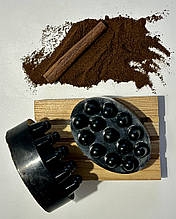 Натуральне мило скраб ручної роботи Кава 120г, масажне кавове гіпоалергенне еко мило