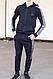 Спортивний чоловічий турецький трикотажний костюм - фото 2 - id-p1395299135