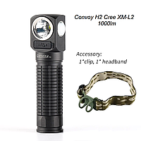 Convoy H2 — налобний ліхтар Cree XM-L2, 1x18650, 1000 люмен USB Type-C