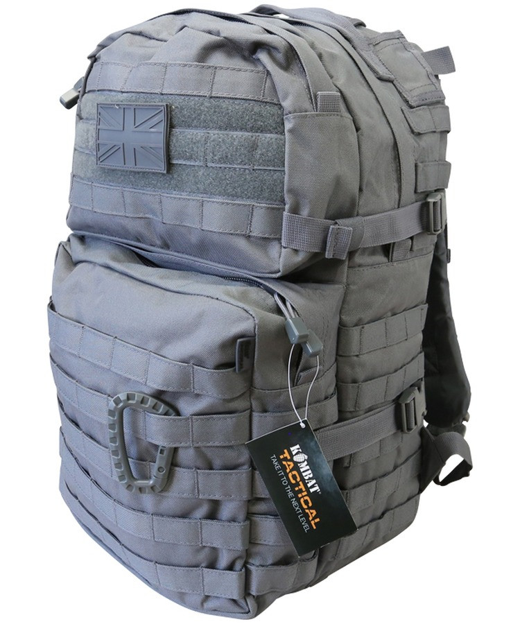 Тактичний рюкзак KOMBAT UK Medium Assault Pack 40л сірий