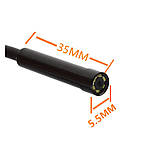 Ендоскоп камера борескоп UKC Endoscope Android and PC 5.5 мм 2 метри, фото 3