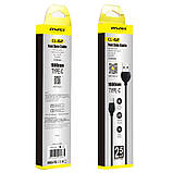 Кабель зарядний AWEI CL-62 Type C Black, фото 2