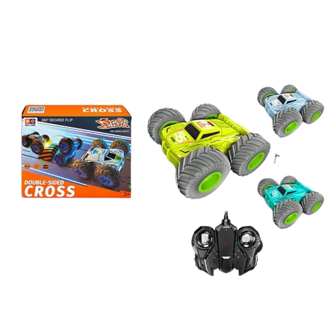 999 G-66AS Машина перевертень, їздить по боках, поворот на 360, світло, звук, у коробці, фото 1