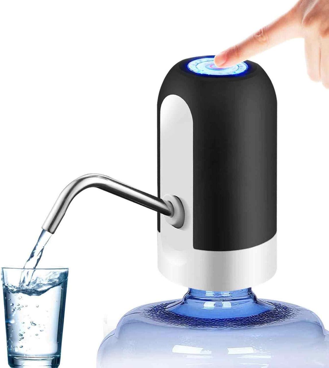 Електропомпа для бутильованої води диспенсер Water Dispenser Black, фото 1