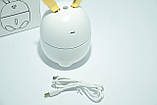 Дифузор зволожувач повітря ароматизатор Humidifier Rabbit White, фото 6