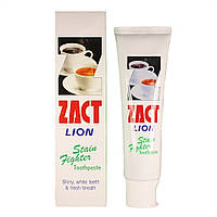 Зубная паста очищающая зубной налет от чая и кофе Zact 160 г Lion (8850002009028)