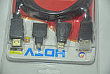 3 в 1 кабель HDMI Mini HDMI Micro HDMI адаптер HDTV, фото 4