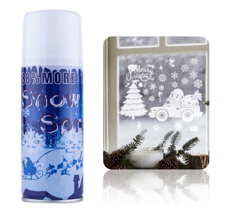Штучний cніг спрей в балончику Snow Spray 250мл, фото 1