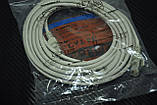 Патч корд LAN 20 метрів Ethernet  RJ45 Cat5e UTP, фото 3