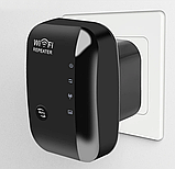 Репітер підсилювач WiFi сигналу 300 Мбіт/с UKC WR03 Black, фото 2