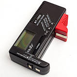 Універсальний цифровий тестер заряду батарей AA, AAA, Крона BT-168D, фото 2