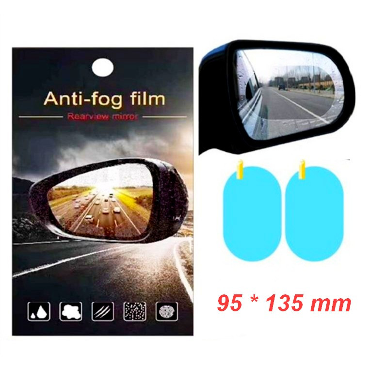 Плівка на дзеркало антидощ 2 шт Anti Fog 95*135 мм, фото 1