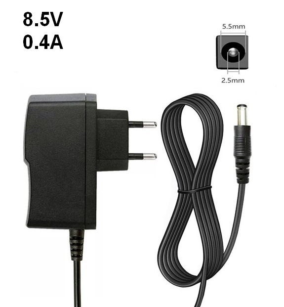 Блок живлення 8.5V 0.4A 5.5*2.5 mm, фото 1