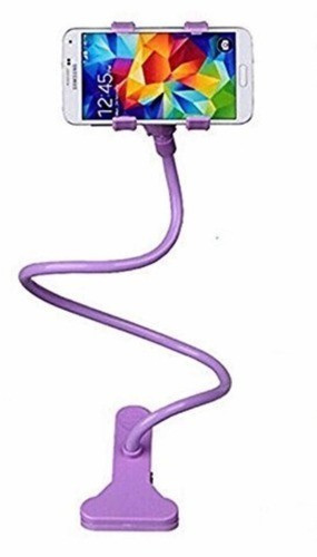 Гнучкий тримач для телефону з прищепкою Lazy Bracket Purple, фото 1