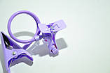 Гнучкий тримач для телефону з прищепкою Lazy Bracket Purple, фото 3