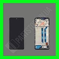 Дисплей Xiaomi Redmi Note 11 4G / Redmi Note 11 5G / Poco X4 5G з сенсором і рамкою, чорний (OLED, оригінальні комплектуючі)