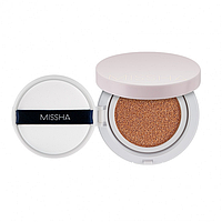 Кушон рожевий для комбінованої шкіри MISSHA Magic Cushion Moist Up SPF50+ PA+++ - Відтінок: 21 тон