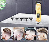 Безпровідна машинка для стрижки тример ROZIA HQ309 Gold, фото 2