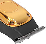 Безпровідна машинка для стрижки тример ROZIA HQ309 Gold, фото 4