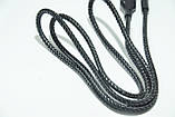 Кабель USB плетений круглий A934 Micro Usb Black, фото 4