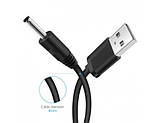 Кабель USB 3.5 x 1.35 mm DC 5V Black, фото 5