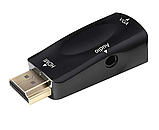 Конвертер перехідник адаптер HDMI to VGA + Jack Audio 3.5мм, фото 3
