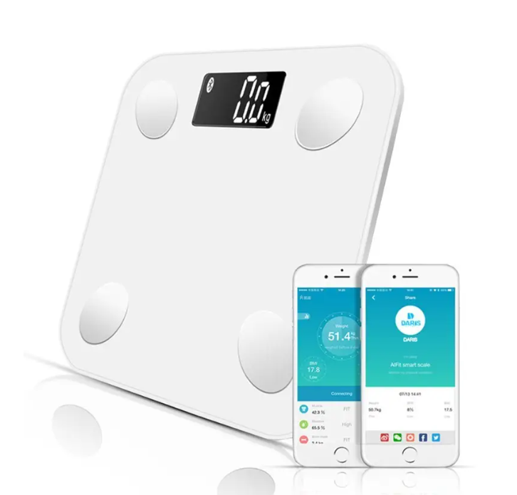 Смарт ваги до 180 кг TOYE-EB619 White, фото 1