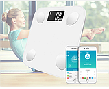Смарт ваги до 180 кг TOYE-EB619 White, фото 2